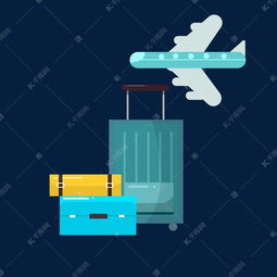 飛機(jī)行李托運旅行素材圖片免費下載 千庫網(wǎng)