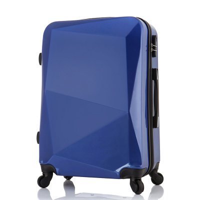 凱鉑瑞鉆石切面萬向輪行李箱托運箱商務旅行拉桿箱 深藍 24寸【報價、價格、評測、參數】_拉桿箱_蘇寧易購